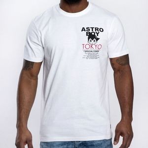 SOLD South Pole x Astro boy white embroidered shirt